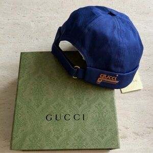 Gucci Retro Brimless fitted Cap 🧢 NWT & COA RARE